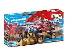 PLAYMOBIL – 70549 – 4x4 kaskadininkų šou bulius – mėlynas – mišrus – 970 g