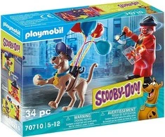 Žaidimų rinkinys Playmobil Scooby Doo Adventure su Klounas vaiduokliu 70710
