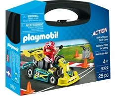 PLAYMOBIL ACTION Lagaminėlis Kartingo lenktyninkas, 9322