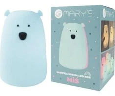 Plexido Lampka nocna LED Meškiukas mėlyna duży