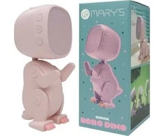 Eco Light Lampki MARY'S MW61057 Robo Dino žadintuvas rožinis