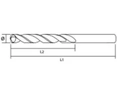 Grąžtas metalui Graphite 57H152, 9,5 mm