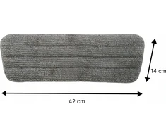 Plokščias šluostės įdėklas 42x14 cm 4 vnt