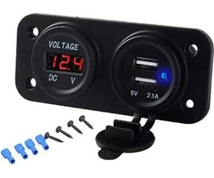 ATL Tvirtinimo lizdas automobiliui su USB