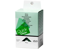 Plum PLUM QuickClean žaizdų valymo servetėlės, papildymas, 40 vnt.