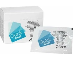 Plum PLQUICKCOOL - „QuickCool“ nudegimų gelis nedideliems nudegimams, sudėtyje yra arbatmedžio aliejaus - 18 pakelių