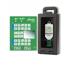 Plum PLUM iBox 1 akių plovimo rinkinys, su 0,9 % tirpalu, 500 ml, juodas