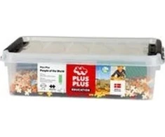„Plus Plus“ „PLUS-PLIUS“ IŠMOKYKITE KURTI ŽMONES APLINK PASAULYJE 2400 ELEMENTŲ