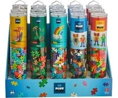 PlusPlus PLUS-PLUS EKRANŲ VAMZDŽIŲ MIŠINIS - 15 VAMZDŽIŲ