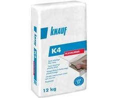 Plytelių klijai KNAUF K4, elastingi, 12 kg
