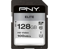 PNY Elite SDXC 128 GB Class 10 UHS-I/U1 atminties kortelė (P-SD128U1100EL-GE)
