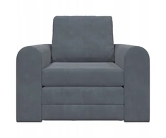 Sofa lova Tamsiai pilka 98 x 71 x 83 cm Aksomas