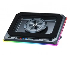 Podstawka chłodząca Conceptronic USB-C Laptopowa podkładka chłodząca + Laikiklis na telefon, RGB, 12V (THYIA03B)