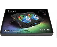 Carruzzo Inca INC-606TGS aušinimo padėklas nešiojamam kompiuteriui 45,7 cm (18″) 1200 RPM Juoda