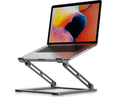 Tech-Protect ULS400 universalus extendable stovas nešiojamiems kompiuteriams iki 17″ – pilkos spalvos