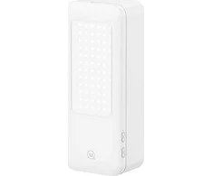 USAMS multifunkcinis telefono laikiklis su LED lempa baltos spalvos ZB26501 (US-ZB265)