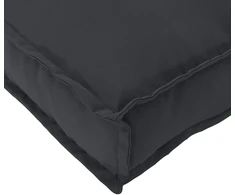 Pagalvėlė Juoda 120 x 80 x 12 cm Oksfordo audinys