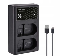 Dvigubas USB įkroviklis Nikon En-el15 D7000 D7500 D850 D750 K&amp;f Concept / Kf28.0006