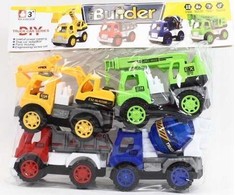 Mz Import *****Pojazdy budowlane 4 vnt/op komplektas 09097