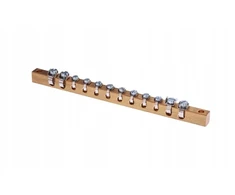 Pokój Apsauginis gnybtas 4x10mm2, 8x4mm2 žalvaris ZO-0004 A14-0250