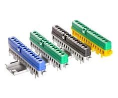 Pokój Kambario geltonai izoliuotas gnybtų blokas LPI-14 (A18-1051)