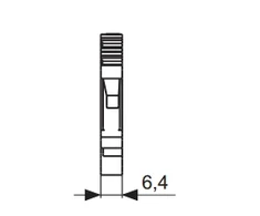 Pokoj Se A11-A233 Bėgelio jungtis 0,5-4 mm2 juoda ZUG-4 A11-A233