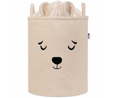 Sipo KOSZ NA ZABAWKI XL Organizer dla Dziecka 43L PREMIUM BOUCLE Kreminis Meškiukas