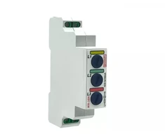 Pollin Modulinė 3 fazių lemputė geltona/raudona/žalia su saugikliu 5x20mm 100mA 10-250V AC WN-3BK