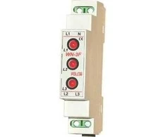Pollin LED įtampos indikatorius, 3 fazių, 3 x 400 V AC, TH35 (WN-3F)