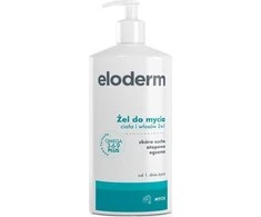 Polpharma Eloderm 2 viename kūno ir plaukų prausimosi gelis, 400 ml