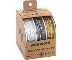 Polsirhurt Dekoratyvinė juostelė 6 mm x 3 m 3 vnt. (12 rinkinių)