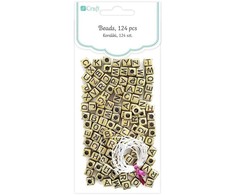 Dallprint Karoliukai auksiniai RAIDĖS 30g