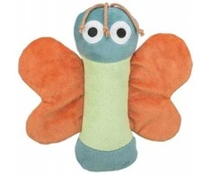 Polsyr Motyl, žaislas, šuniui, pliušinis, 22 cm, su foli� szaleszcz�c�