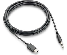 Hewlett Packard (HP) Poly Voyager Surround 80/85 UC 3.5mm Audio Adapteris Cable
