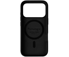 Pomologic „CoverCase“ – su „MagSafe“ suderinamas silikoninis apsauginis dėklas, skirtas „iPhone 17 Pro“ (juodas)