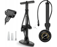 Wozinsky WPR-02 Floor Bicycle Pump - Juodas