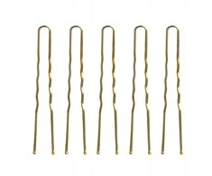 Activeshop Kirpyklų plaukų kuodeliai E-57 120 vnt. 5,6 cm aukso