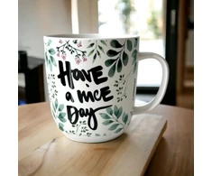 Porcelianinis puodelis Have a Nice Day 350ml