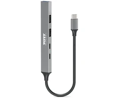 Port Designs PORT CONNECT | USB-C Hub with 4 USB jungtys, 1X USB-C, 100W