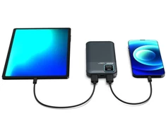 PORT CONNECT | External USB-C battery | 10000 mAh | Mėlyna