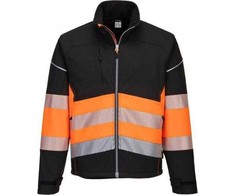 Gero matomumo PORTWEST PW375 Softshell striukė , Dydis: XXL, Pw spalvos: Juodas/Oranžinis