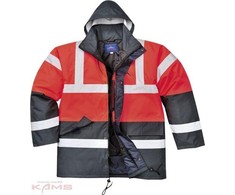 Gero matomumo kontrastinga PORTWEST S466 kelininko striukė, Dydis: XL, Pw spalvos: Geltona/Juodas