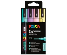 Posca POSCA PC-5M 4 vnt. Pastelowe kolory