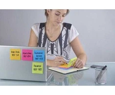 Post-It 3M Daugiasluoksnis lipnus kulkšnis POST-IT _ Super lipnus (2014- SC- BYFG), 76x76mm, 4x75 kortelės., spalvų derinys