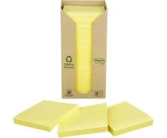 Post-It 3M Organinis lipnus padas POST- IT ® (R330- 1T), 76x76mm, geltonas