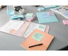 Lipnūs lapeliai 3M Post-it® Recycling Assorted 38mmx51mm 6vnt. po 100 lapelių