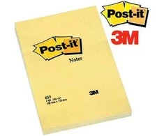 Post-it Lipnūs blokai Classic, 102 X 152 Mm (3M0525)