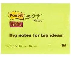 3M Post-it Super-Sticky pranešimų lentos 149 x 200 mm