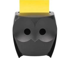 Post-it Z-Notes Owl Note Dozatorius (+2 pagalvėlės) juodas