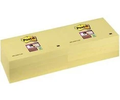 Post-it SUPER STICKY Lipnus padas 655-12SSCY-EU, geltonas, 76x127mm, 90 lapų (3M0682)